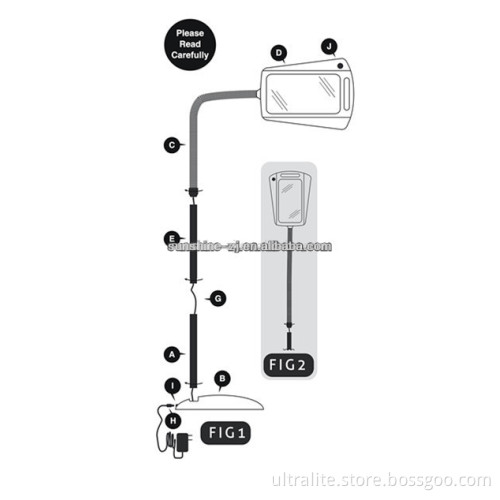 2020 LED 5X Full Page Floor Magnifying Lamp